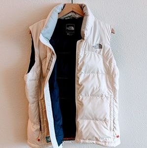The North Face Women's Off White Puffy Vest